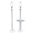 Mid 20th Century Boho Chic Coastal Bamboo Table and Floor Lamps - Set of 2 For Sale