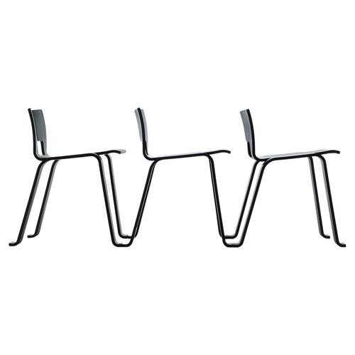 Ombra Tokyo Chairs in Oak by Charlotte Perriand for Cassina, Set of 3 For Sale - Image 10 of 10