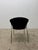 This Bessi E5400 black stackable chair with satin chrome frame was originally designed by Erla Sólveig Óskarsdóttir in...