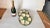 19th Century Green, White & Brown Glaze Majolica Oyster Plates, Set of 4 For Sale - Image 3 of 14