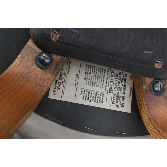 Set of Eight Mid 20th Century Bentwood Dining Chairs in Walnut For Sale - Image 9 of 9