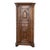 Antique Swedish Dark Pine Corner Cabinet Cupboard, Circa 1800 For Sale