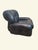 Black Faux Leather Sofa and Armchair Set from Adriano Piazzesi, Italy, 1970s, Set of 3 For Sale - Image 6 of 15