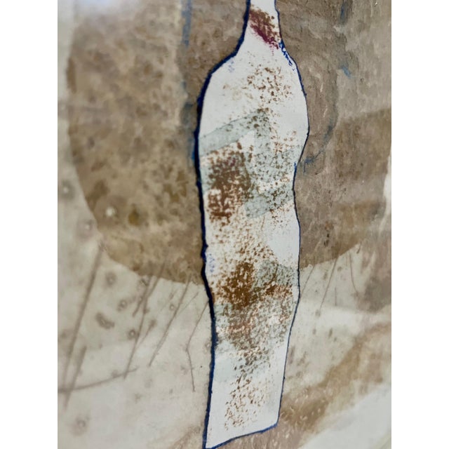 Abstract Expressionism James Coignard, French Pop Art Modernist Textured Carborundum Etching Abstract James Coignard, c. 20th century For Sale - Image 3 of 10