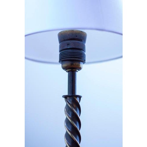 Swedish Modern Brass Table Lamp For Sale - Image 6 of 10