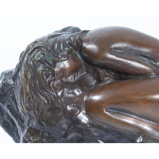 1989 Bronze Sculpture of a Woman by Huberto Maestas For Sale - Image 4 of 8