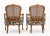 Wood French Country Style Zebra Upholstered Chairs, 2 For Sale - Image 7 of 7
