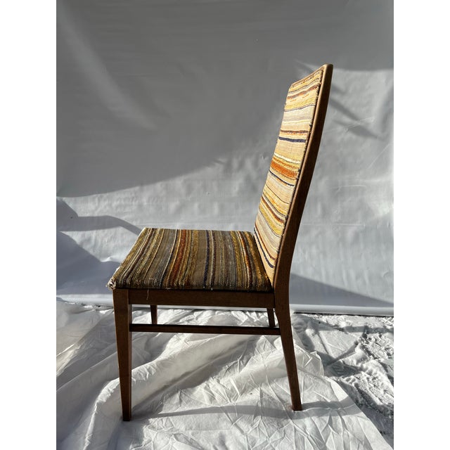 Mid-Century Modern MCM Dillingham Walnut Dining Side Chair For Sale - Image 3 of 10