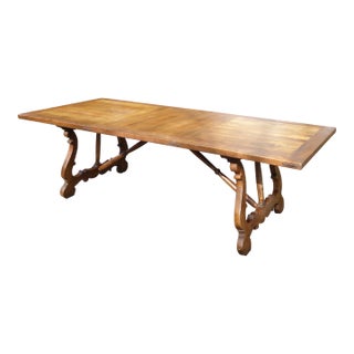 Early Bold Walnut Table For Sale