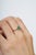 Minimalist 925 Sterling Silver Natural 0.83 Ct Oval Emerald Solitaire Ring Size 8 For Sale - Image 9 of 13