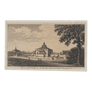 1776 Mereworth Castle in Kent English Engraving