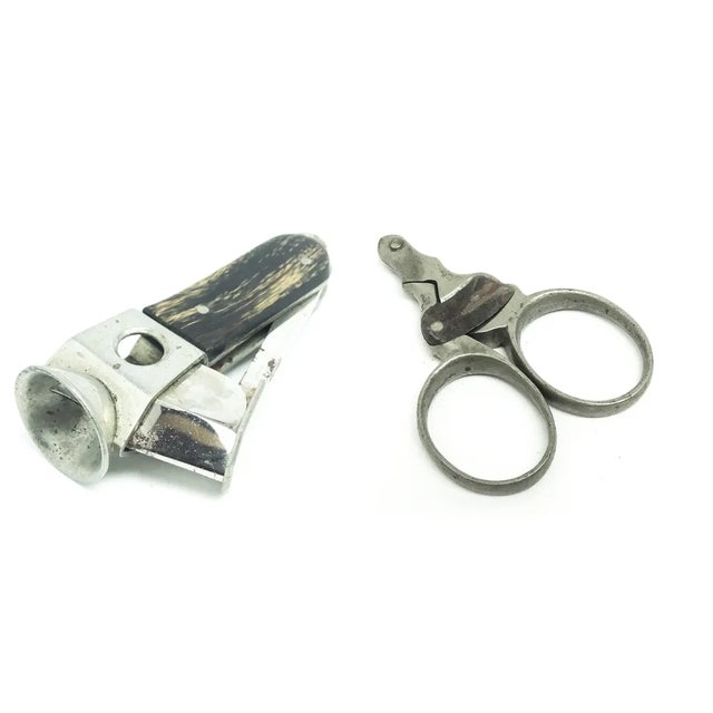 Cigar Scissors, Great Britain, 1930s, Set of 2 For Sale - Image 13 of 13