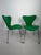 Series 7 Chairs in Green Wool by Arne Jacobsen for Fritz Hansen, 2010, Set of 2 For Sale - Image 11 of 11