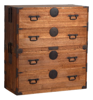 Japanese Tansu in Wood