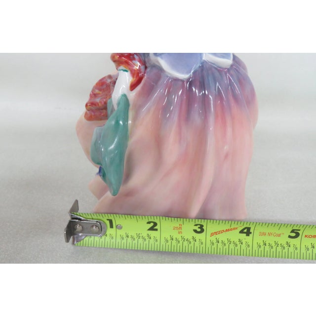 Pink Royal Doulton Blithe Morning Hn2021 Bone China Porcelain Figurine For Sale - Image 8 of 13