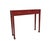 Red 3-Drawer 37" Long Console Table For Sale - Image 4 of 5