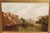 Oil Painting of a Canal Scene with Boats and Pedestrians from Late 19th Century For Sale In Atlanta - Image 6 of 7