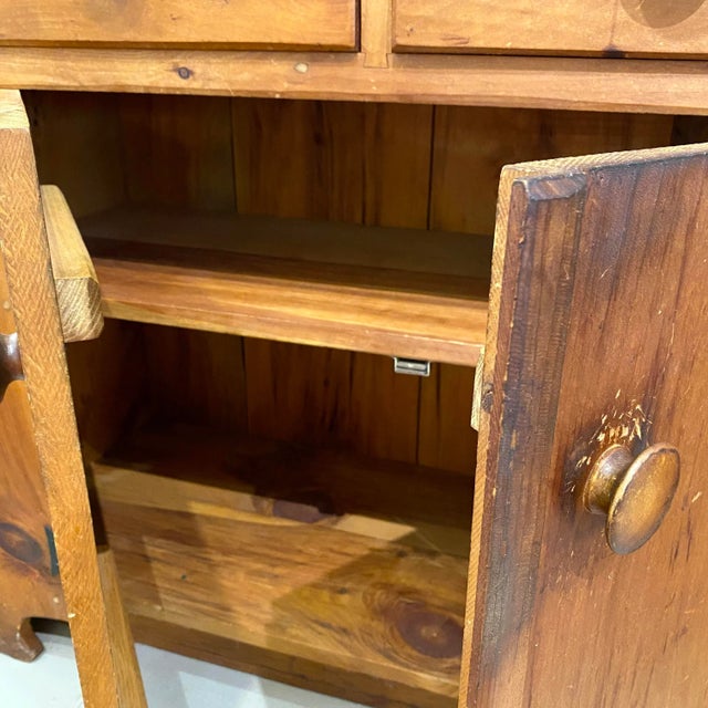 1960s Vintage Hunt Furniture Solid Pine Sideboard For Sale - Image 12 of 12