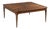Provence Square Cocktail Table in Brown For Sale