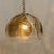 Pendant Light in Amber Glass and Brass attributed to J. T. Kalmar for Kalmar, 1970s For Sale - Image 3 of 11