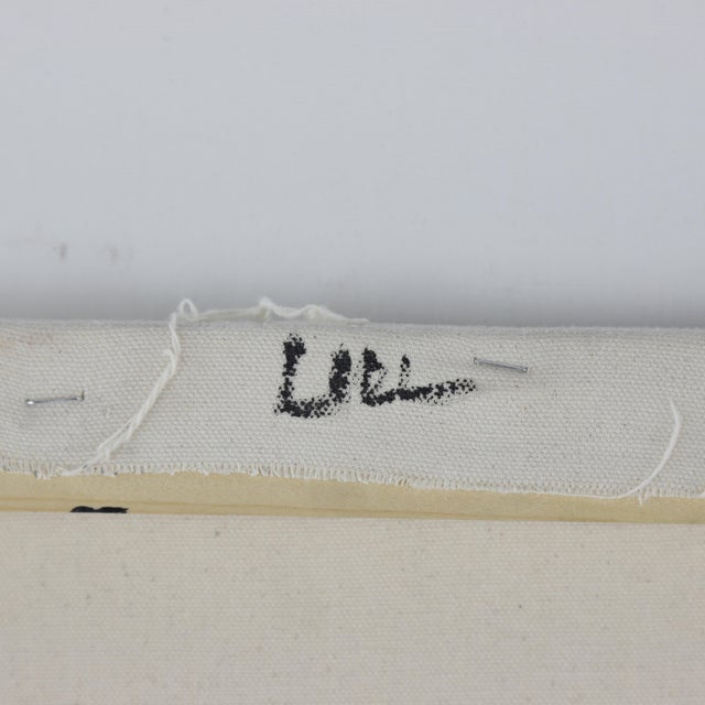 Cerulean "Abstract Fluidity" Contemporary Abstract Mixed-Media Painting For Sale - Image 8 of 9