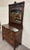 Antique Late Victorian Edwardian Serpentine Oak Dresser With Removable Mirror For Sale - Image 4 of 14