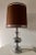 Brown Large Mid-Century Italian Chrome Table Lamp, 1960s For Sale - Image 8 of 18