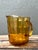 Vintage Amber Glass Pitcher For Sale - Image 9 of 12