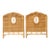 Vintage Ralph Lauren Rattan Twin Headboards - A Pair For Sale