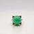 Vintage 14 Karat Gold & Jade Jadeite Bead Art Deco Style Ring Size 6.75 For Sale In Philadelphia - Image 6 of 12