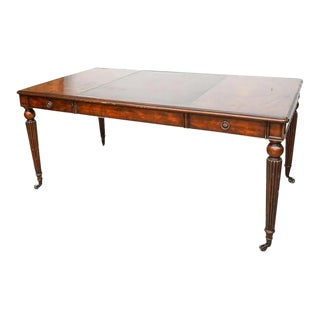 Mid 20th Century Hickory & White Writing Desk For Sale