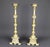 Beautifully crafted, solid brass, tall and heavy candlestick holders. They feature ornately decorated bases with intricate...