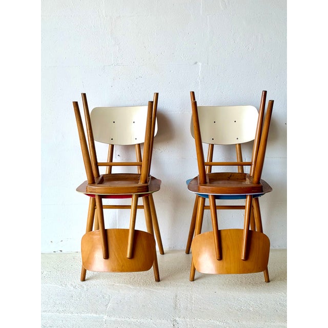 Bistro Chairs from Ton, 1960, Set of 4 For Sale - Image 15 of 18
