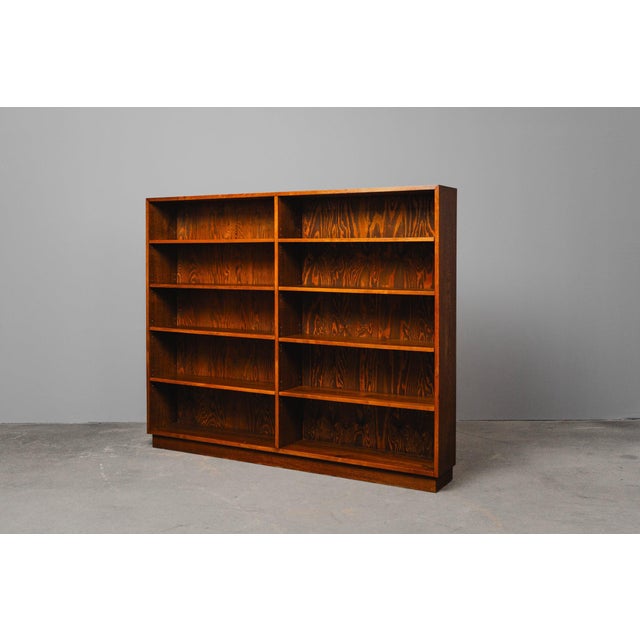 Vintage Bookshelf in Oak For Sale - Image 3 of 13