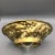 Italian Gold and White Florentine Woven Wicker Ceramic Fruit Bowl For Sale - Image 4 of 13