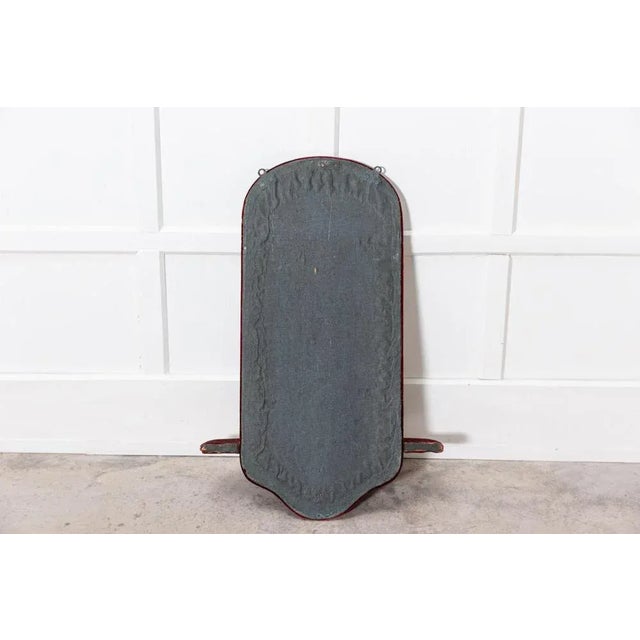 Large 19th Century English Velvet Sorcerers Mirror, 1890s For Sale - Image 11 of 12