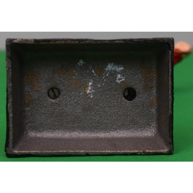 Mid 20th Century "21" Club Red Jockey Cast Iron Bookend/ Door Stop For Sale - Image 5 of 6