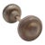 Pair of Vintage 2.125 In. Concentric Steel Passage Door Knobs For Sale