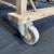 Industrial French Industrial Wood Bakers Rack on Casters For Sale - Image 3 of 11