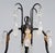 2020s 21st Century Iron Chandelier With Antique Gold Leaf Accents Adorned With Quartz Crystals by Mario Lighting Inc For Sale - Image 5 of 7