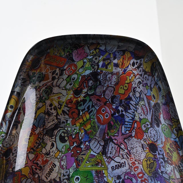 Black Eames Chair in Resin, 2000 For Sale - Image 15 of 16