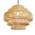 Contemporary Cake Stack Rattan Pendant Light For Sale - Image 3 of 6