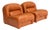 Vintage Lounge Chairs in Cognac Leather by Rossi di Albizzate, Italy, 1970s, Set of 2 For Sale