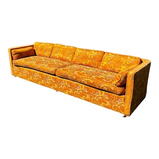 Mid 20th Century Mid Century Modern Jack Lenore Style Sofa Attributed to Dunbar For Sale