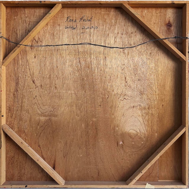 2000 - 2009 Large Encaustic Abstract Expressionist Painting by Rana Rochat, 2000 For Sale - Image 5 of 6