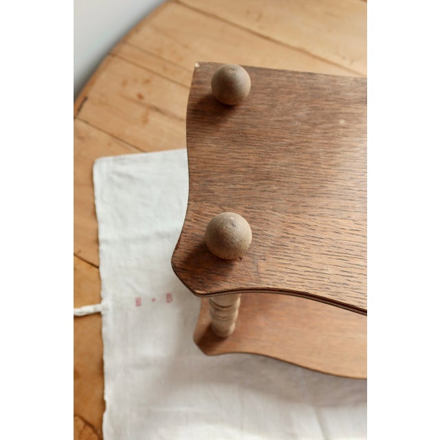 Brown Vintage Wooden Wall Shelf, 1890s For Sale - Image 8 of 10