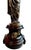 Pair French Neoclassical Bronze, Dor'e Bronze & Belgique Noir Candelabra, Now Electrified, Ca. 1870 For Sale - Image 9 of 14