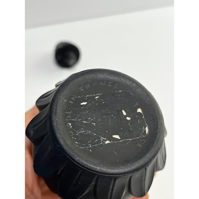 1960s Vintage French Artichoke Perfume Bottle For Sale - Image 5 of 7