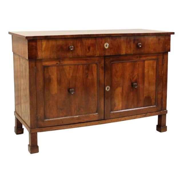 Italian Empire Walnut Sideboard For Sale