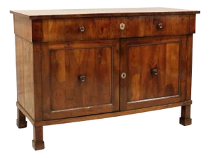 Italian Empire Walnut Sideboard